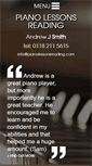 Mobile Screenshot of pianolessonsreading.com