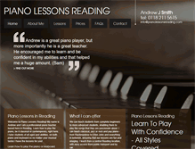 Tablet Screenshot of pianolessonsreading.com